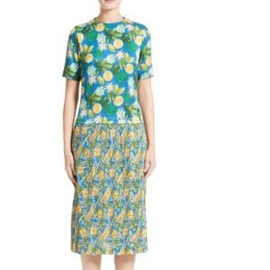Julien David Print Twill Dress S